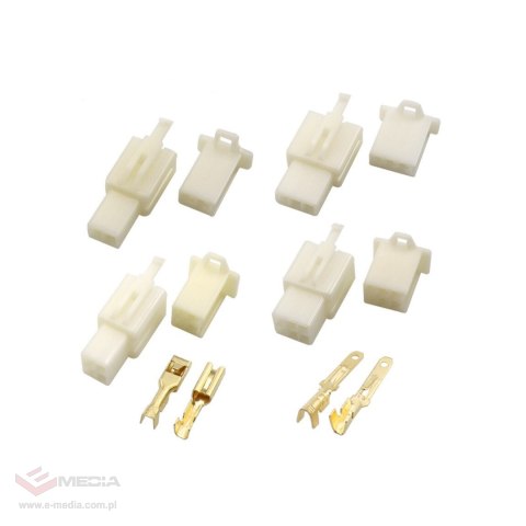 Zestaw łaczników przewodowych + zaciskarka E6016