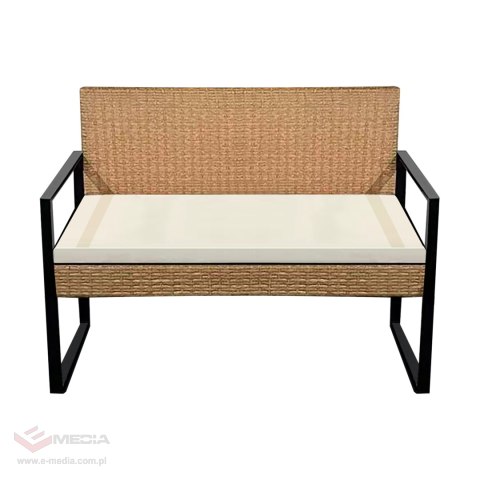 Zestaw mebli ogrodowych TEESA AMI jasno brązowy