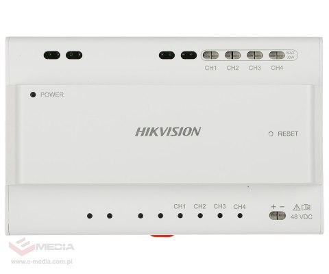 ZESTAW WIDEODOMOFONOWY DS-KIS704EY/ALUMINUM Hikvision