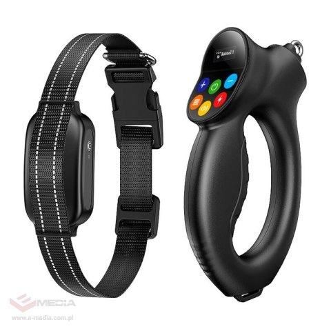 Elektryczna obroża antyszczekowa Rojeco PD800 (Czarna)