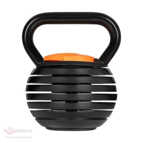 Kettlebell żeliwny automatyczny regulowany 18 kg REBEL ACTIVE