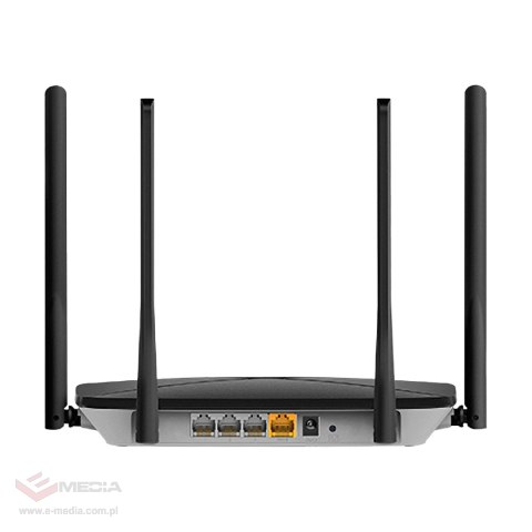 ROUTER AC12G, bezprzewodowy, dwupasmowy, 300/867 Mb/s, 802.11ac/n, 1WAN/3LAN GB, 4 anteny / MERCUSYS