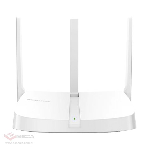 ROUTER MW305R, bezprzewodowy, jednopasmowy, 300 Mb/s, 802.11n/g/b, 3xLAN, 1xWAN, 3 anteny/ MERCUSYS