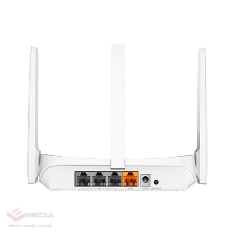 ROUTER MW305R, bezprzewodowy, jednopasmowy, 300 Mb/s, 802.11n/g/b, 3xLAN, 1xWAN, 3 anteny/ MERCUSYS
