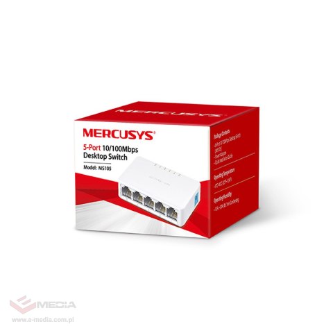 SWITCH MS105, 5 portów RJ45 10/100 Mbps / MERCUSYS