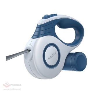 Smycz automatyczna 3m Rojeco A12 (niebieska)