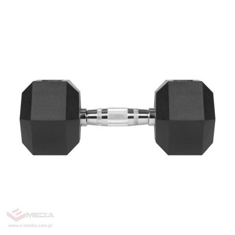 Hantle żeliwne gumowane HEX 2x12.5 kg REBEL ACTIVE