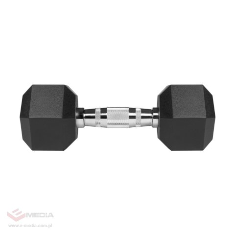 Hantle żeliwne gumowane HEX 2x6 kg REBEL ACTIVE