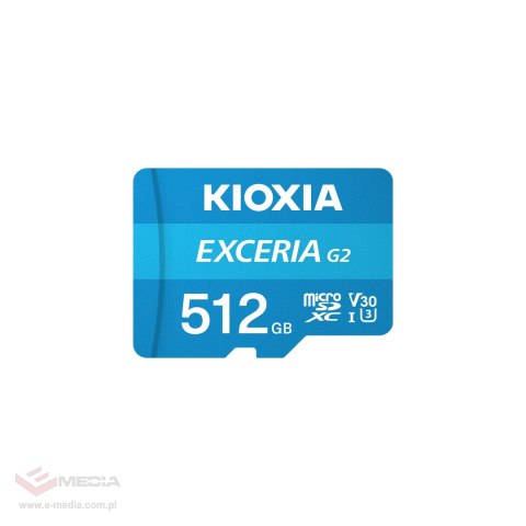 Karta pamięci microSD 512 GB UHS-I U1 Kioxia z adapterem