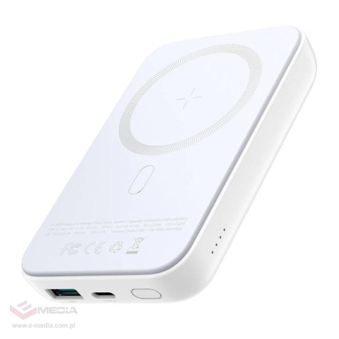 Mini bezprzewodowy PowerBank 20W 10000mAh Joyroom JR-W020 (biały)