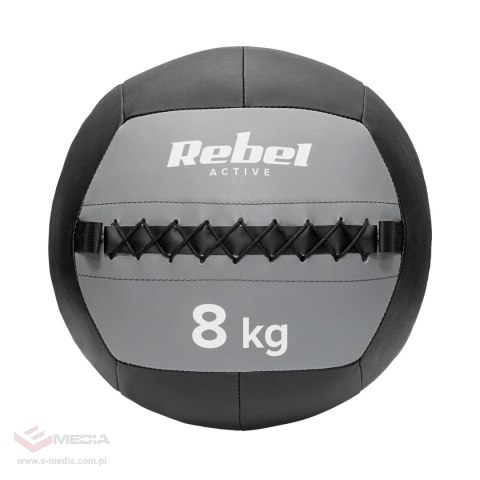 Piłka lekarska do ćwiczeń 8 kg REBEL ACTIVE
