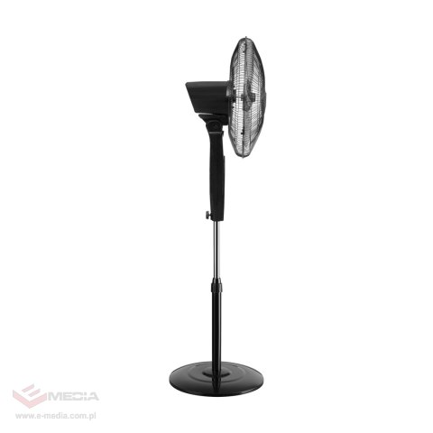 Wentylator stojacy sterowany pilotem TEESA , czarny