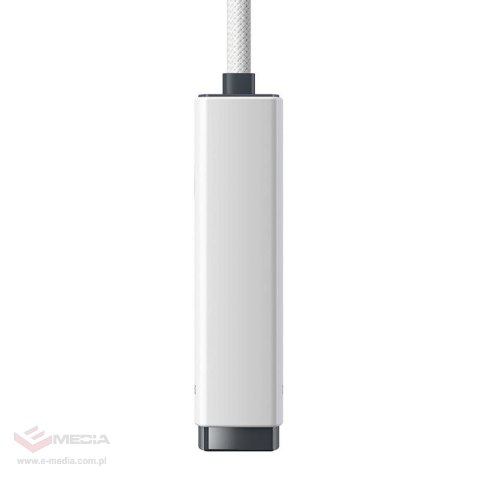 Adapter sieciowy Baseus Lite Series USB-C do RJ45 (biały)