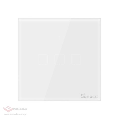Dotykowy włącznik światła WiFi + RF 433 Sonoff T1 EU TX (3-kanałowy)