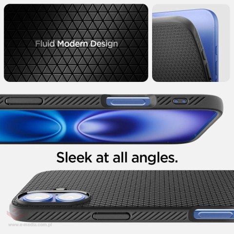 Etui Spigen Liquid Air na iPhone 16 Plus - czarne