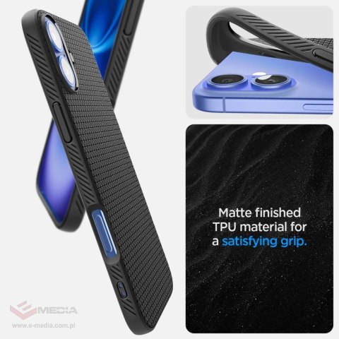 Etui Spigen Liquid Air na iPhone 16 - czarne
