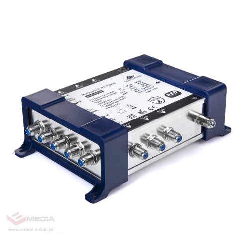 Multiswitch 5/6 końcowy Spacetronik E-Series MS-0506E z zasilaczem