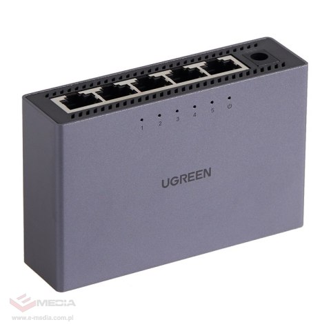 Przełącznik Switch UGREEN CM633 5-portowy GigaBit Ethernet (czarny)