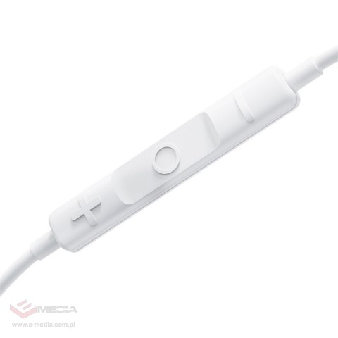 Przewodowe słuchawki douszne Baseus Encok HZ19 Białe