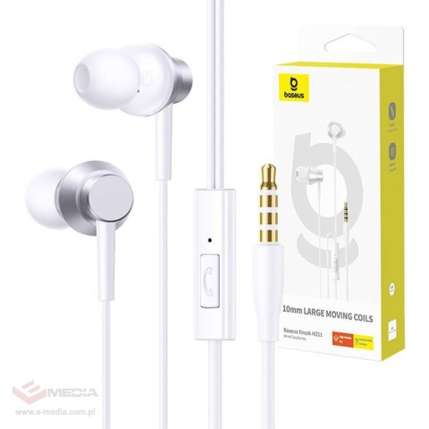 Słuchawki Baseus Encok HZ11Z - białe