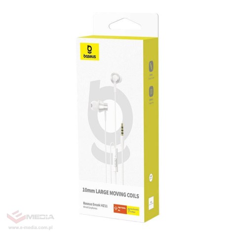 Słuchawki Baseus Encok HZ11Z - białe