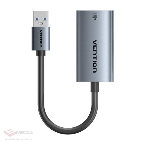 Adapter Vention USB-A do Gigabit Ethernet 0.15m