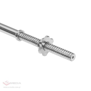 Gryf prosty, sztanga 25mm 120cm 4.7kg REBEL ACTIVE