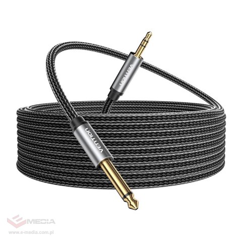 Kabel audio mini jack 3.5mm męski do jack 6.35mm męski Vention BCYHF 1m