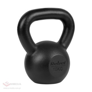 Kettlebell żeliwny 10kg, REBEL ACTIVE