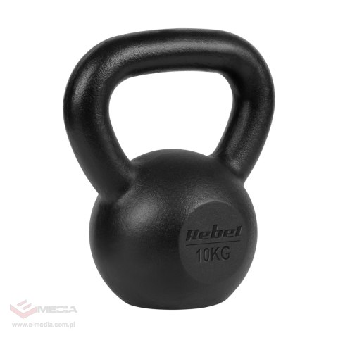 Kettlebell żeliwny 10kg, REBEL ACTIVE