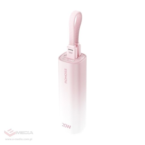 Powerbank ROMOSS PSC05C 5000mAh 20W (różowy)