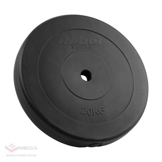 Obciążenie bitumiczne 20kg, otwór 31mm, talerz klasyczny, REBEL ACTIVE