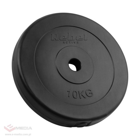 Obciążenie bitumiczne zestaw 2x10kg, otwór 31mm, talerz klasyczny, REBEL ACTIVE