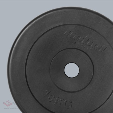 Obciążenie bitumiczne zestaw 2x10kg, otwór 31mm, talerz klasyczny, REBEL ACTIVE