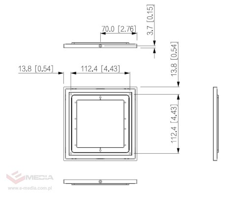 PANEL MONTAŻOWY VTM77 DAHUA