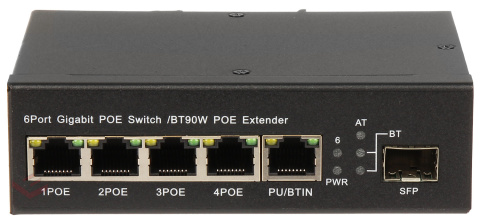 SWITCH POE / EXTENDER SPT-POE/4-POE-BT 4-PORTOWY SFP GTX