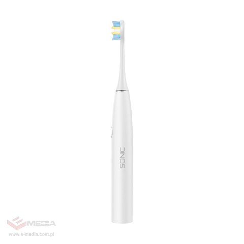 Soniczna szczoteczka do zębów TEESA SONIC 2 biała, 5 trybów pracy, etui podróżne , USB typ C