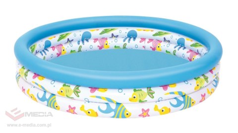 Basen Brodzik Rybki 1,22m x 25cm BESTWAY