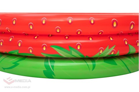 Basen Słodka Truskawka dla dzieci 2+ Brodzik 160x38cm BESTWAY + Łatka naprawcza