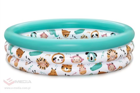 Basen dmuchany Brodzik dla dzieci 102x25cm Rybki BESTWAY + Łatka naprawcza