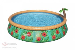 Basenik rozporowy z Natryskiem dla dzieci Tropikalny 457x84cm 15FT BESTWAY