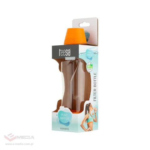 Butelka filtrująca TEESA PURE WATER ORANGE