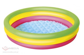 Dmuchany Basen dla dzieci Brodzik Tęcza 102x25cm BESTWAY + Łatka naprawcza