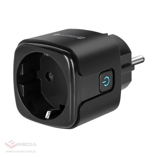 Gniazdo WiFi Kruger&Matz Connect P4 Czarne Tuya