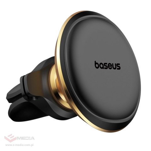 Uchwyt samochodowy Baseus C40141201G13-00 magnetyczny na kratkę nawiewu - czarno-złoty