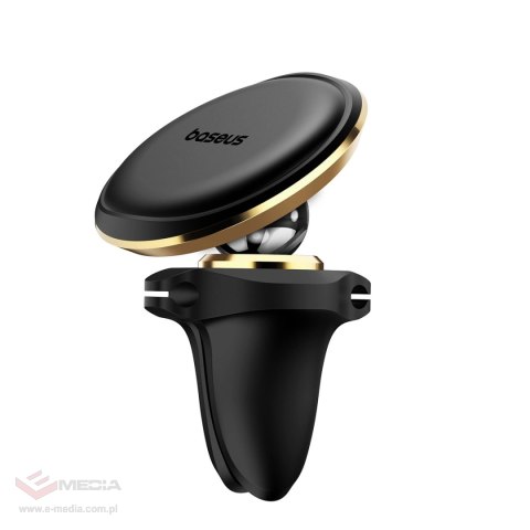 Uchwyt samochodowy Baseus C40141201G13-00 magnetyczny na kratkę nawiewu - czarno-złoty