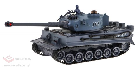 Zdalnie sterowane 2 czołgi T-34 vs Tiger dla dzieci 3+ Strzelające modele + Wielka Bitwa Czołgów