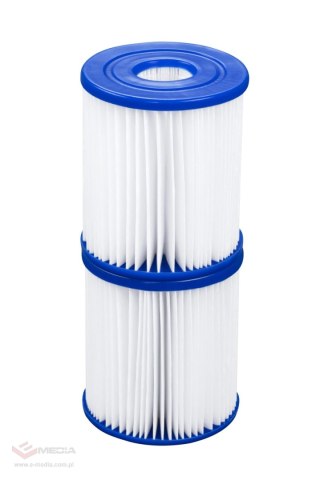 Filtry wymienne typu I do pompy basenowej 1249l/h BESTWAY 2 szt.