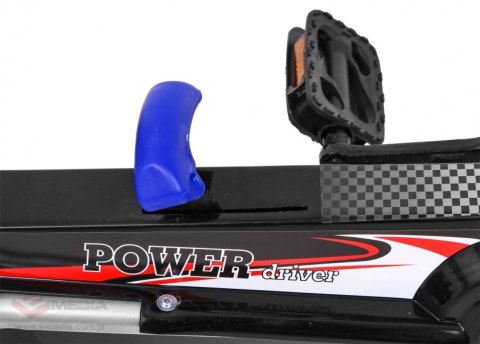 Gokart Full Ahead AIR na pedały dla dzieci 3+ Niebieski + Regulacja siedziska + Pompowane koła + Hamulec ręczny