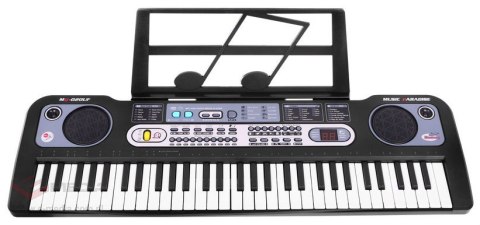 Keyboard dla dzieci 5+ Stojak na nuty Mikrofon + Nagrywanie Radio USB MP3 - model nr 020